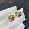 Bulgari Serpenti 352701 Rose Gold & Malachite Earrings 7