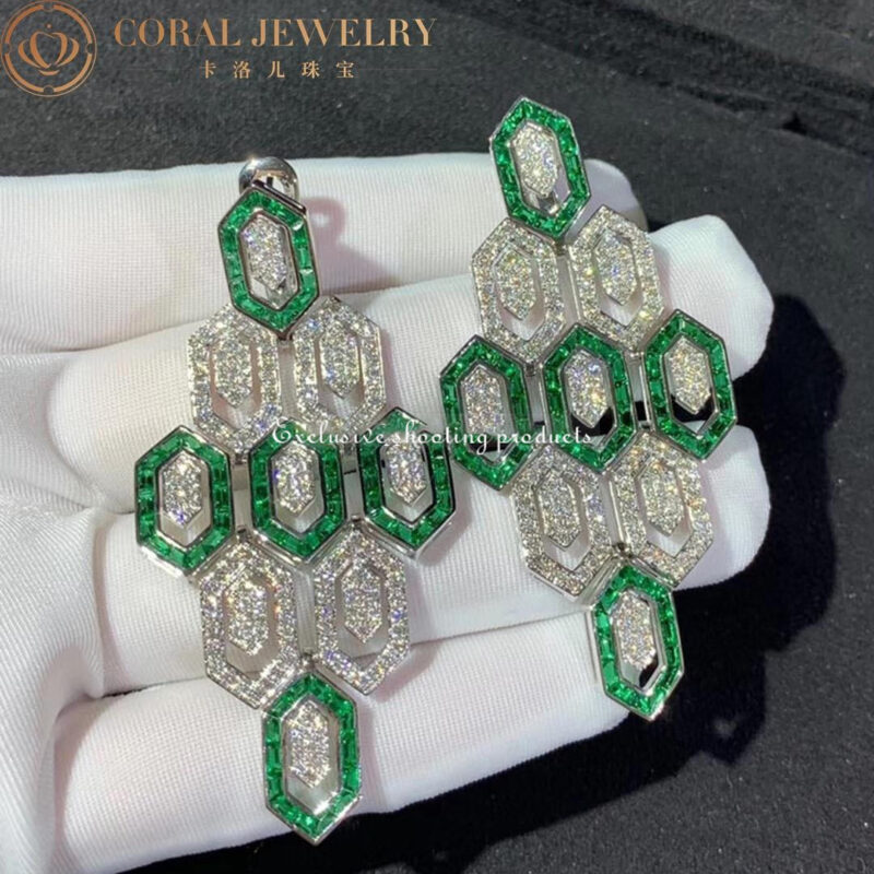 Bulgari Serpenti 262143 Seduttori White Gold and Diamond Earring 9