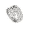 Bulgari Serpenti two-coil 345203 bracelet in 18 kt white gold set with full pavé diamonds 1