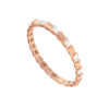 Bulgari BR858419 Serpenti Viper 18 kt rose gold bracelet set with mother of pearl elements 1