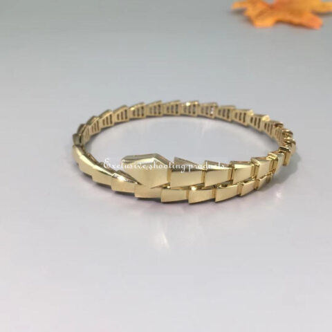 Bulgari 357830-yg Serpenti Viper 18 kt yellow gold bracelet 5