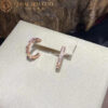 Bulgari Serpenti 356172 Viper earrings and pavé diamonds 3