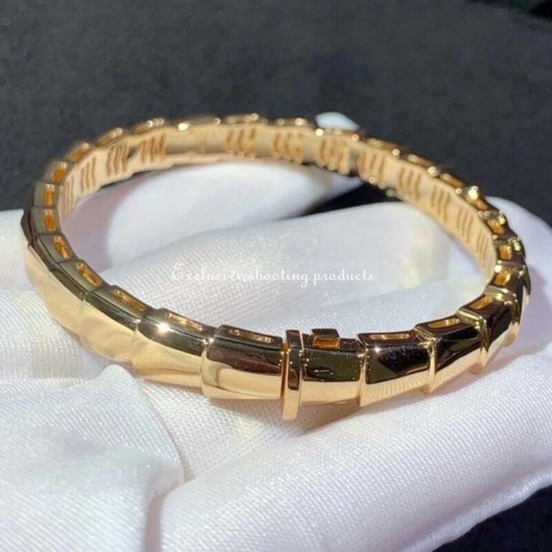 Bulgari Serpenti BR858419-1 Viper Yellow gold bracelet 4
