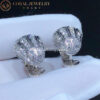 Bulgari Serpenti 354702-WG white gold earrings set with pavé diamonds 7