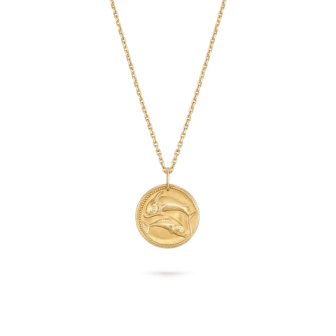 Van Cleef & Arpels VCARP7SY00 Zodiaque medal Piscium (Pisces) Yellow gold 1