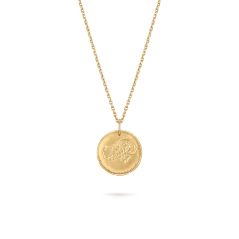 Van Cleef & Arpels VCARP7SZ00 Zodiaque medal Scorpii (Scorpio) Yellow gold 1