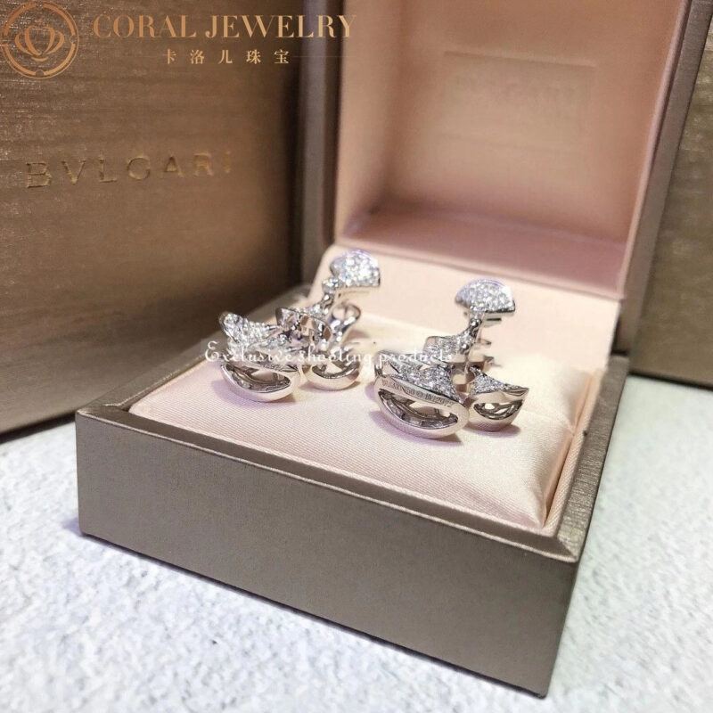 Bulgari 352809 Divas’ Dream Earrings White Gold Pavé Diamonds 2