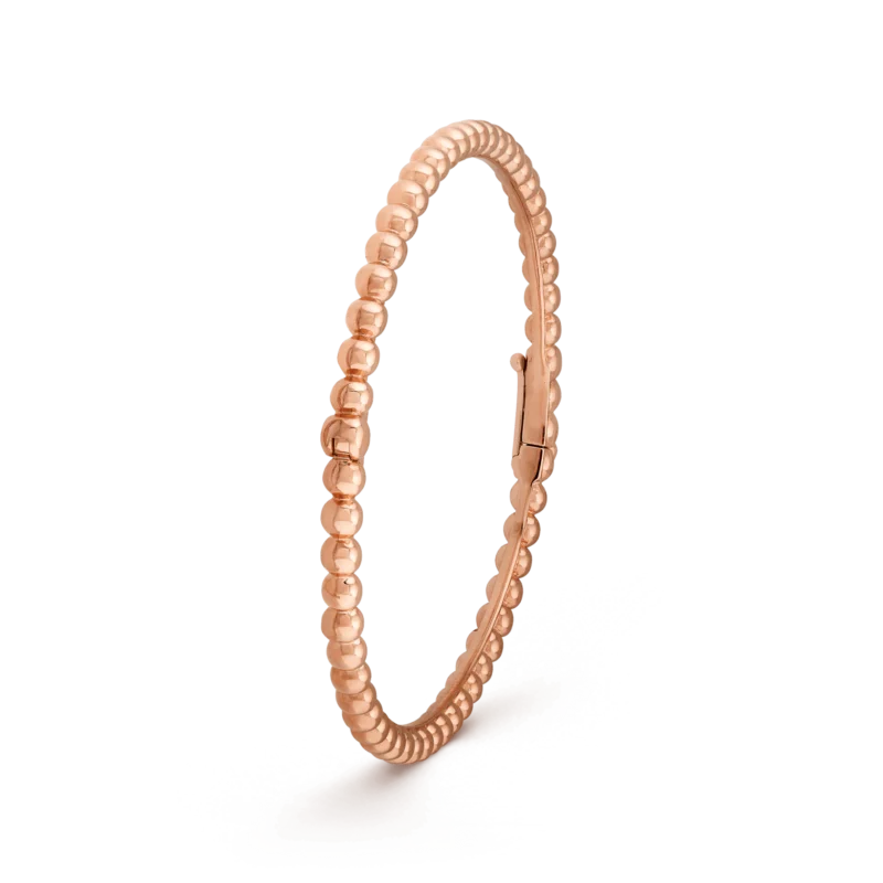 Van Cleef & Arpels VCARO7A700 Perlée pearls of gold bracelet Rose gold 1