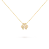 Van Cleef & Arpels VCARP24000 Frivole pendant mini model Yellow gold Diamond Necklace 1