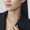 Van Cleef & Arpels VCARP9X800 Fleurette earrings 18K white gold Diamond earrings 4