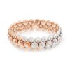 Van Cleef & Arpels VCARP0N200 Bouton d’or bracelet medium model Rose gold Diamond bracelet 1