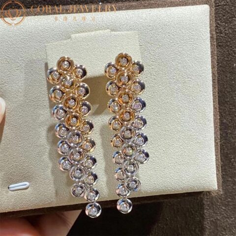 Van Cleef & Arpels VCARP0KX00 Bouton d’or earrings Rose gold Diamond 6