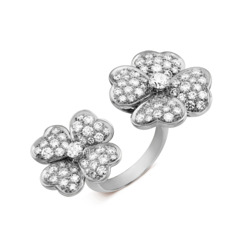 Van Cleef & Arpels VCARO6A800 Cosmos Between the Finger ring White gold Diamond ring 1