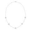 Van Cleef & Arpels VCARA47600 Fleurette necklace 5 flowers large model White gold Diamond 2