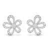 Van Cleef & Arpels VCARP05100 Flowerlace earrings White gold Diamond earrings 1