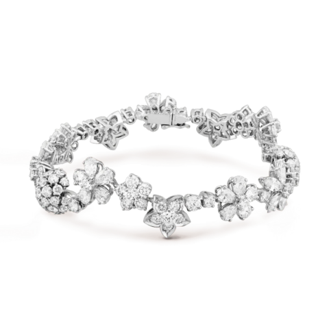 Van Cleef & Arpels Folie des prés VCARP05B00 bracelet White gold Diamond bracelet 1