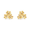 Van Cleef & Arpels VCARP2DV00 Frivole earrings 3 flowers mini model Yellow gold Diamond earrings 1