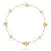 Van Cleef & Arpels VCARD31500 Frivole necklace 9 flowers Yellow gold Diamond Necklace 1