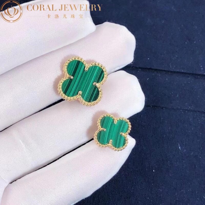 Van Cleef & Arpels VCARO3MI00 ring Magic Alhambra Between the Finger ring Yellow gold Malachite ring 7