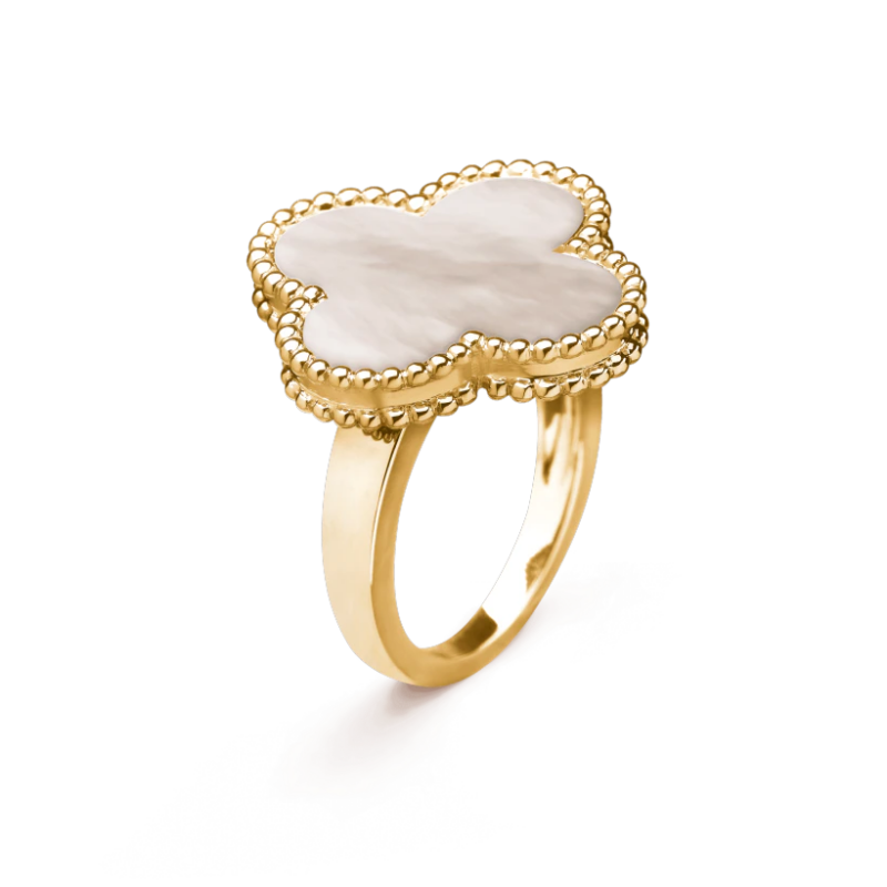 Van Cleef & Arpels VCARF78900 ring Magic Alhambra Yellow gold Mother-of-pearl ring 1