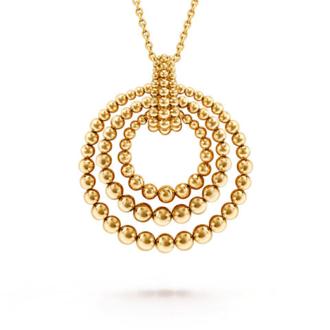 Van Cleef & Arpels VCARP4DL00 Perlée couleurs transformable long necklace Yellow gold Necklace 1