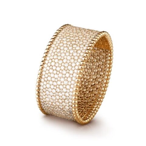 Van Cleef & Arpels Perlée diamonds VCARO3NM00 bracelet yellow gold 1