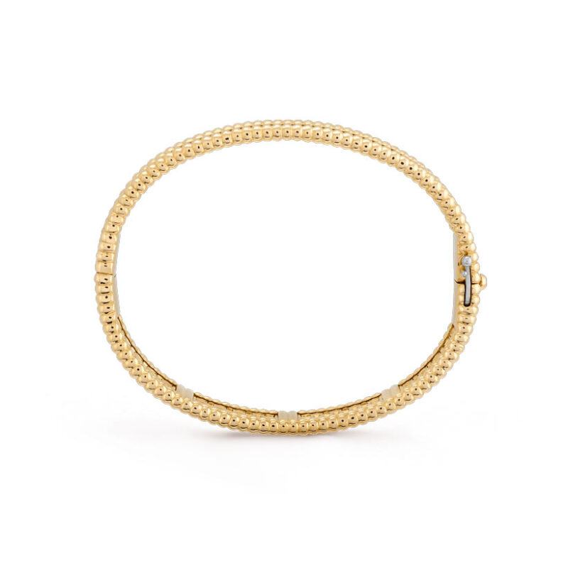 Van Cleef & Arpels VCARP5DP00 Perlée diamonds bracelet 3 rows Yellow gold Diamond bracelet 9