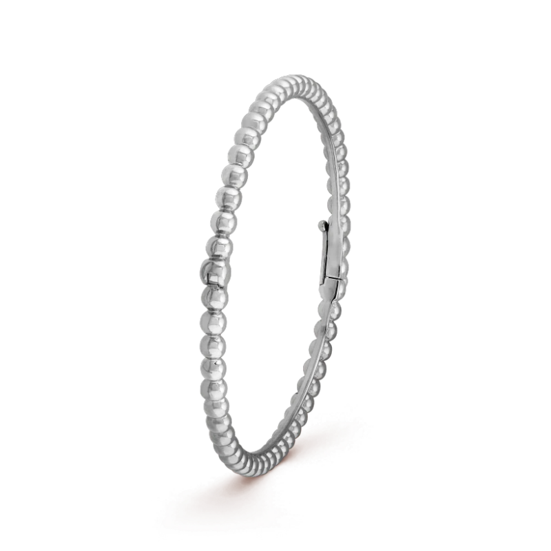 Van Cleef & Arpels VCARO7A900 Perlée pearls of gold bracelet White gold 1