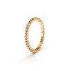 Van Cleef & Arpels VCARN95Q00 Perlée pearls of gold ring small model Yellow gold ring 1
