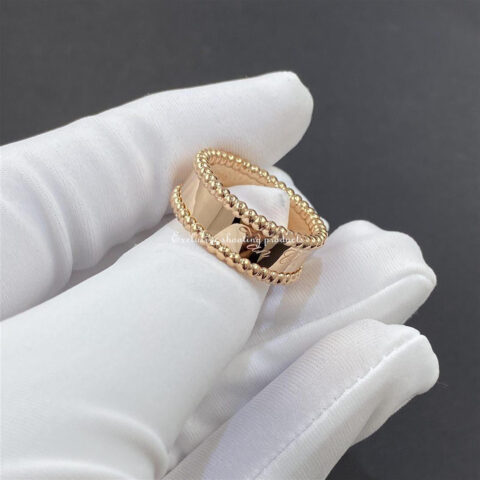 Van Cleef & Arpels VCARN32400 ring Perlée signature ring Rose gold 5
