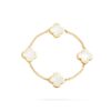 Van Cleef & Arpels Pure Alhambra VCARA36300 bracelet 4 motifs Yellow gold Mother-of-pearl 1