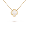 Van Cleef & Arpels VCARA39700 Pure Alhambra pendant Yellow gold Mother-of-pearl Necklace 1