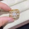 Van Cleef & Arpels VCARO3RV00 Snowflake Diamond ring Yellow gold ring 10