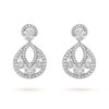 Van Cleef & Arpels VCARO3RJ00 Snowflake earrings small model Platinum Diamond Earrings 1