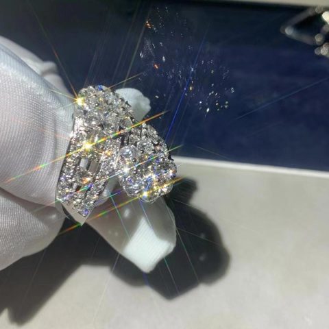 Van Cleef & Arpels VCARO3RG00 Snowflake ring Platinum Diamond ring 1