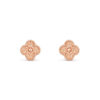 Van Cleef & Arpels VCARO8DB00 Sweet Alhambra Earstuds Rose Gold Earrings 1