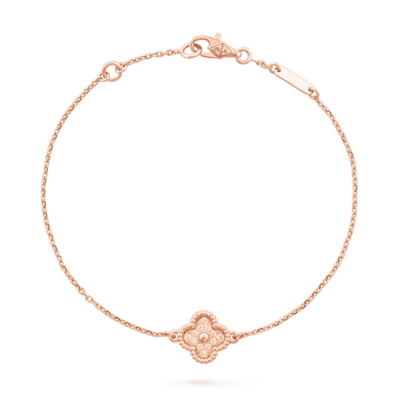 Van Cleef & Arpels VCARO8DC00 Sweet Alhambra bracelet Rose gold bracelet 1