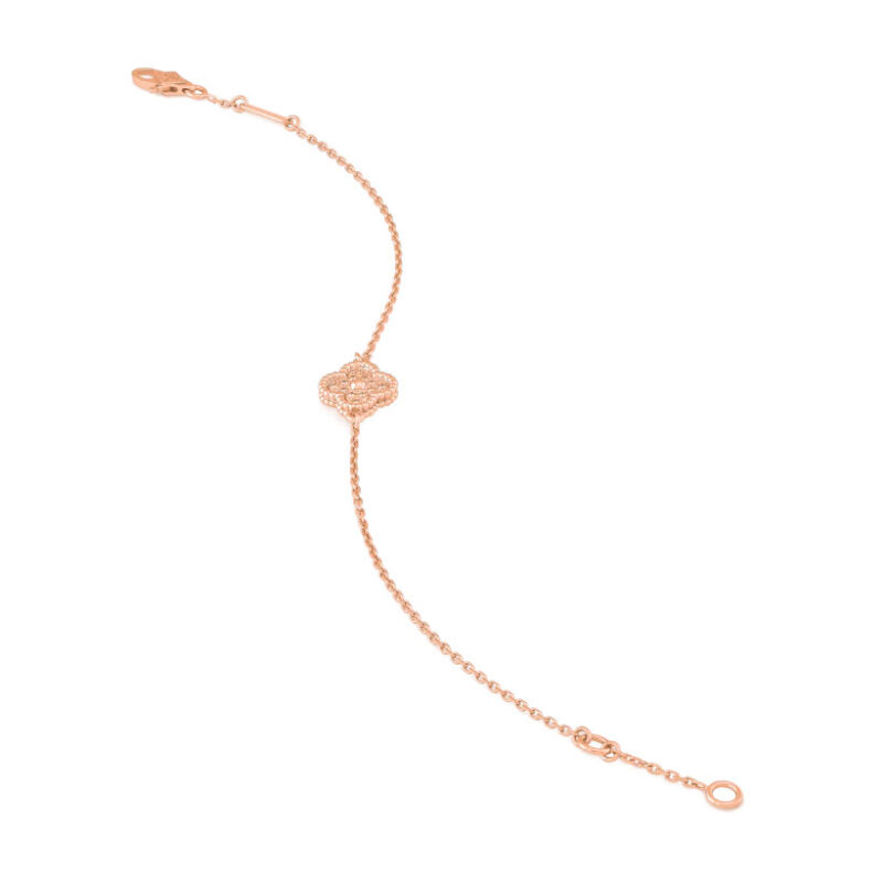 Van Cleef & Arpels VCARO8DC00 Sweet Alhambra bracelet Rose gold bracelet 11