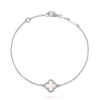 Van Cleef & Arpels VCARF68800 Sweet Alhambra bracelet White gold Mother-of-pearl bracelet 1