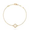 Van Cleef & Arpels VCARF68800 Sweet Alhambra bracelet Yellow gold Mother-of-pearl bracelet 1