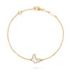 Van Cleef & Arpels VCARF69000 Sweet Alhambra butterfly bracelet Yellow gold Mother-of-pearl bracelet 1