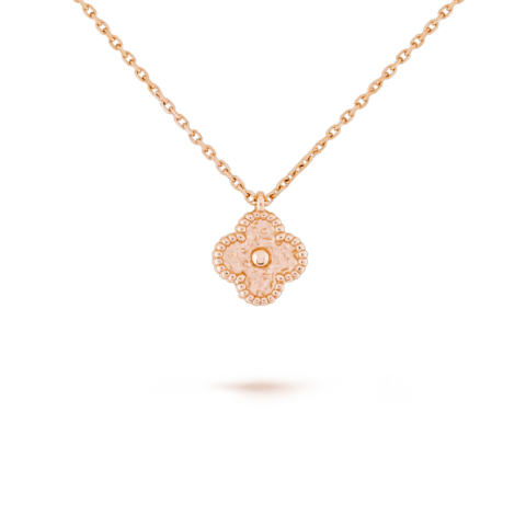 Van Cleef & Arpels VCARO8DF00 Sweet Alhambra pendant Rose gold Necklace 1
