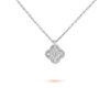 Van Cleef & Arpels Vintage Alhambra Necklaces VCARO85900 pendant White gold Diamond 1