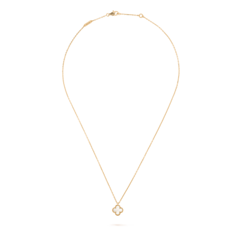 Van Cleef & Arpels Sweet VCARF69100 Alhambra pendant Yellow gold Mother-of-pearl 5