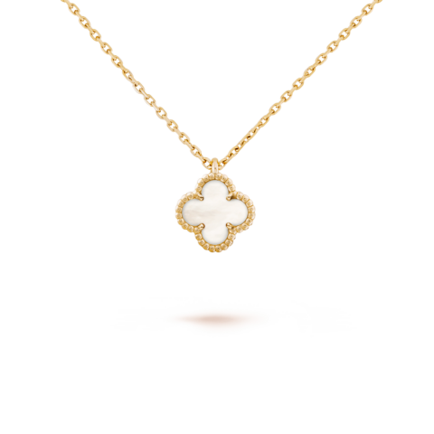 Van Cleef & Arpels Sweet VCARF69100 Alhambra pendant Yellow gold Mother-of-pearl 1