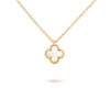 Van Cleef & Arpels VCARP4KK00 Necklaces Vintage Alhambra pendant Yellow gold Mother-of-pearl 2