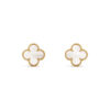 Van Cleef & Arpels VCARA44100 Vintage Alhambra Earrings Yellow gold Mother-of-pearl Earrings 1