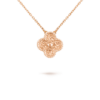 Van Cleef & Arpels VCARN9ZS00 Vintage Alhambra Pendant 18k Rose Gold Necklaces 1
