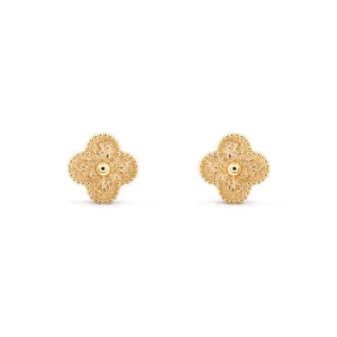Van Cleef & Arpels VCARO1IH00 Vintage Alhambra earrings Yellow gold 1