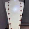 Van Cleef & Arpels Vintage necklace Alhambra long necklace 20 motifs Rose gold Letterwood necklace 2